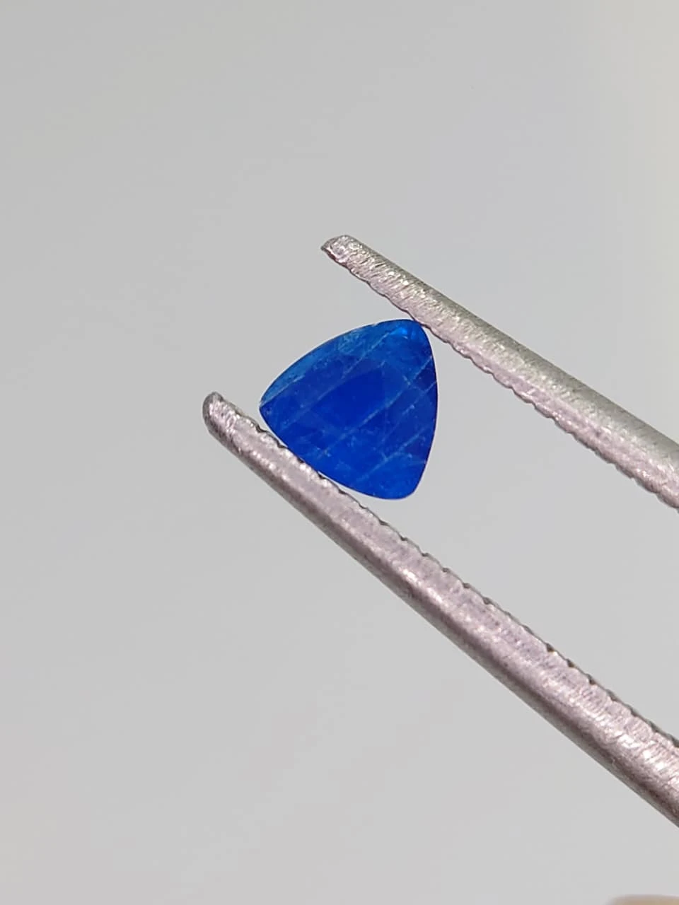 0.2ct Natural Trillion Faceted Hauyne from Afghanistan — view 2